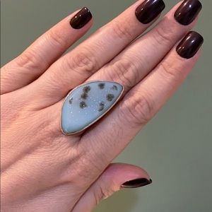 Charles Albert SSS Druse Ring Adjustable